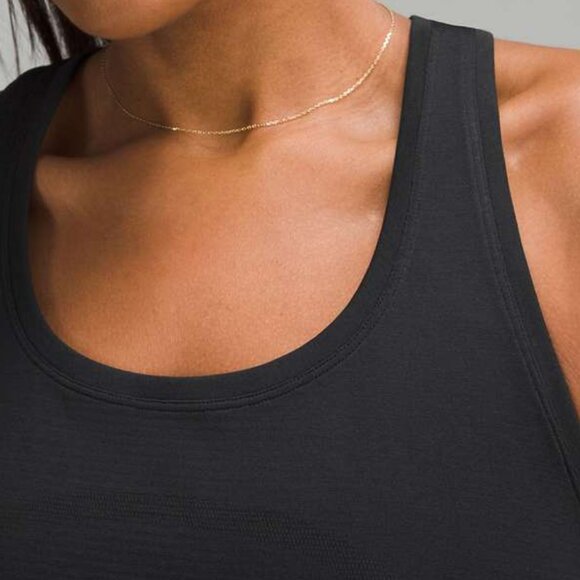 NEW Lululemon Swiftly Tech Racerback Tank Top 2.0 *Hip Length Black / Black sz 6 - Picture 5 of 5